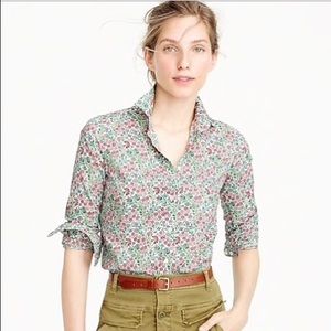 J. Crew Shirt Liberty Art Fabrics Isborella Print